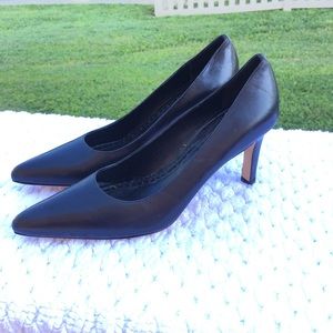 Brooks Brothers Black Leather Heels